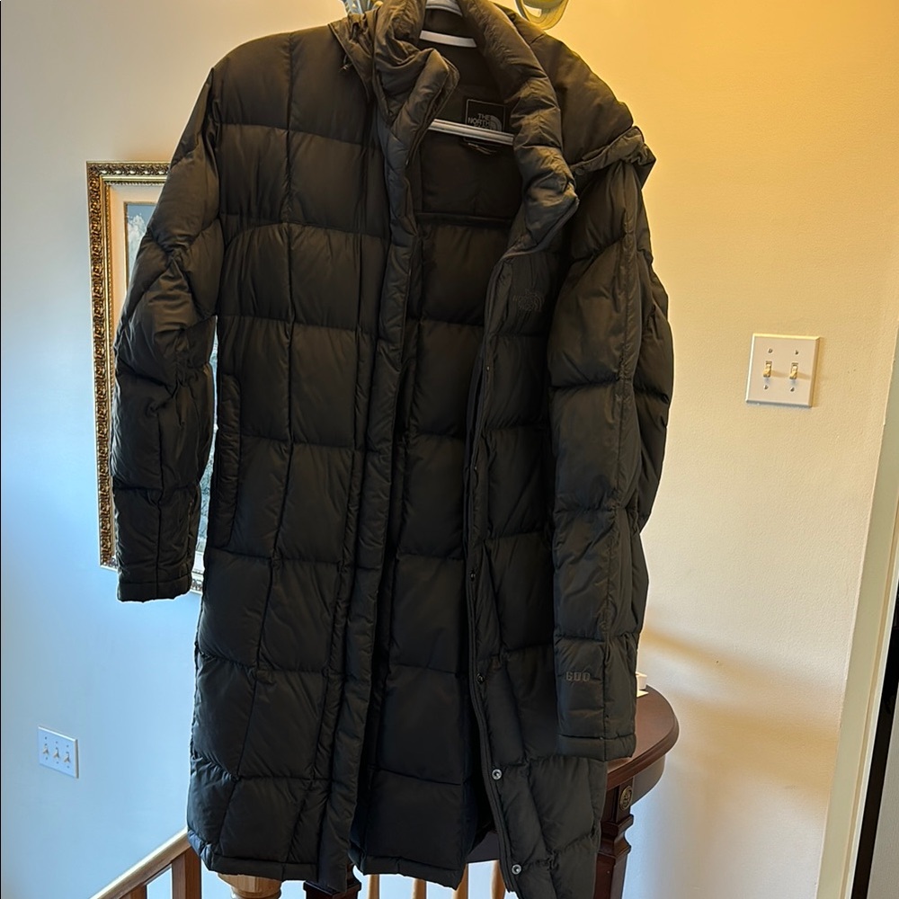 The North Face gray metropolis parka women’s medium